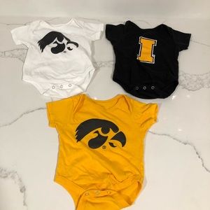 Iowa Hawkeyes onesies